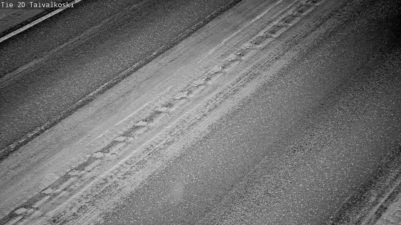 Weather Camera Image Väg 20 Taivalkoski, Taivalkoski, Pohjois-Pohjanmaa