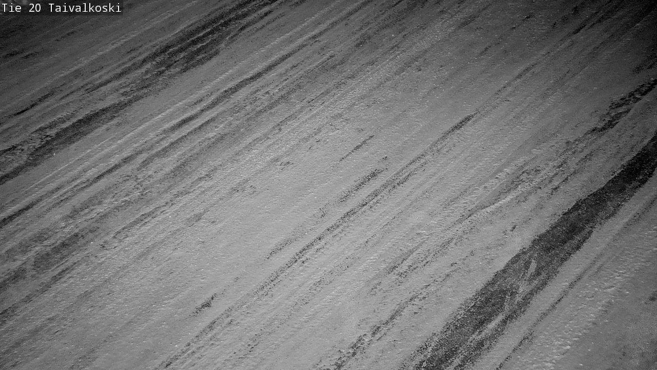 Weather Camera Image Väg 20 Taivalkoski, Taivalkoski, Pohjois-Pohjanmaa
