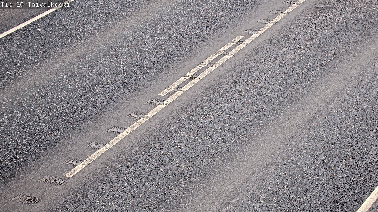 Weather Camera Image Väg 20 Taivalkoski, Taivalkoski, Pohjois-Pohjanmaa