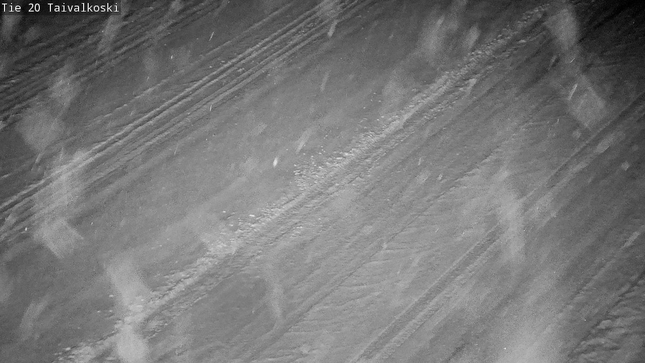 Weather Camera Image Väg 20 Taivalkoski, Taivalkoski, Pohjois-Pohjanmaa