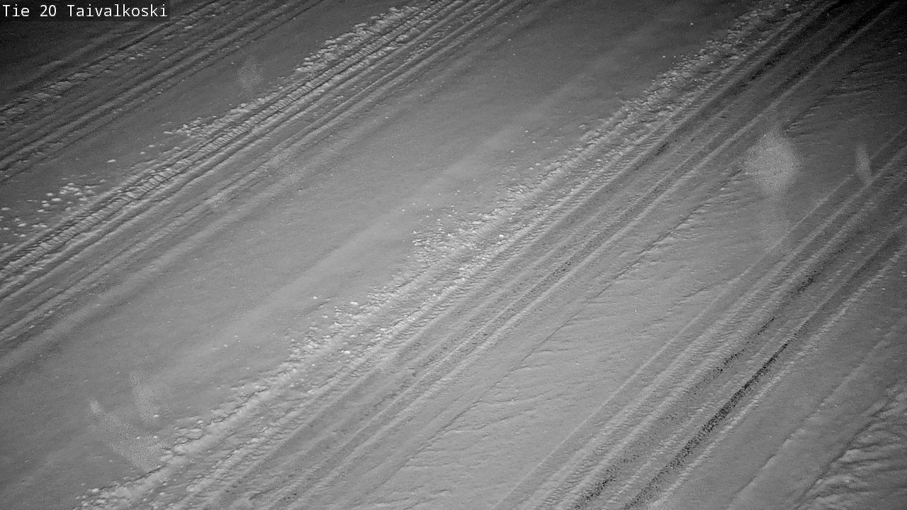 Weather Camera Image Väg 20 Taivalkoski, Taivalkoski, Pohjois-Pohjanmaa