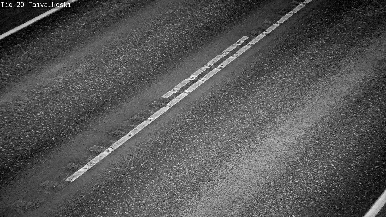 Weather Camera Image Väg 20 Taivalkoski, Taivalkoski, Pohjois-Pohjanmaa