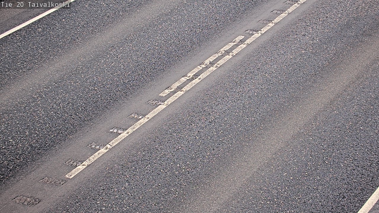 Weather Camera Image Väg 20 Taivalkoski, Taivalkoski, Pohjois-Pohjanmaa