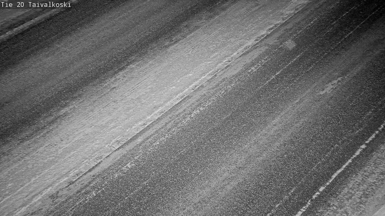 Weather Camera Image Väg 20 Taivalkoski, Taivalkoski, Pohjois-Pohjanmaa