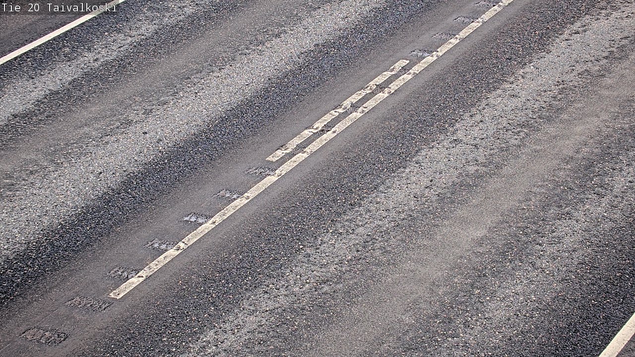 Weather Camera Image Väg 20 Taivalkoski, Taivalkoski, Pohjois-Pohjanmaa