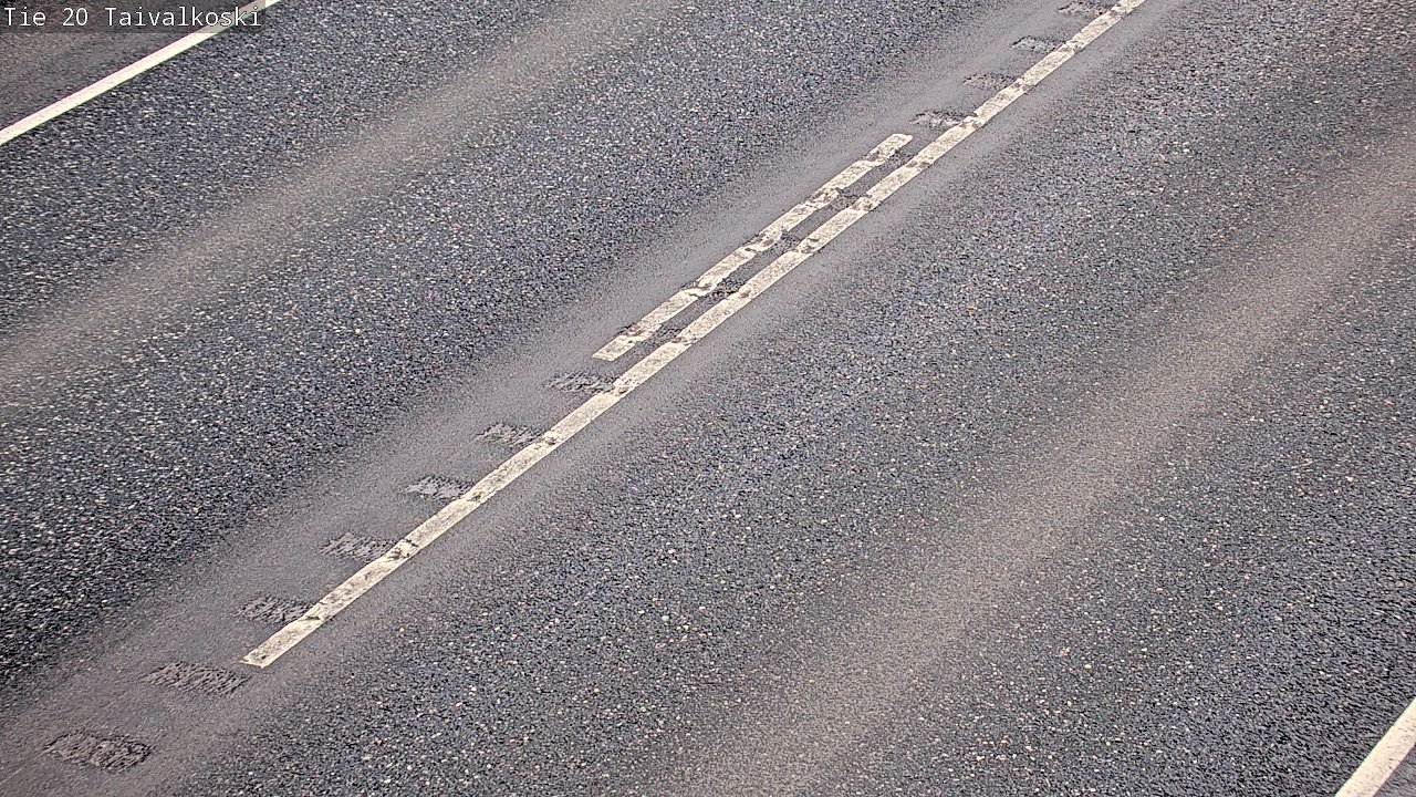 Weather Camera Image Väg 20 Taivalkoski, Taivalkoski, Pohjois-Pohjanmaa