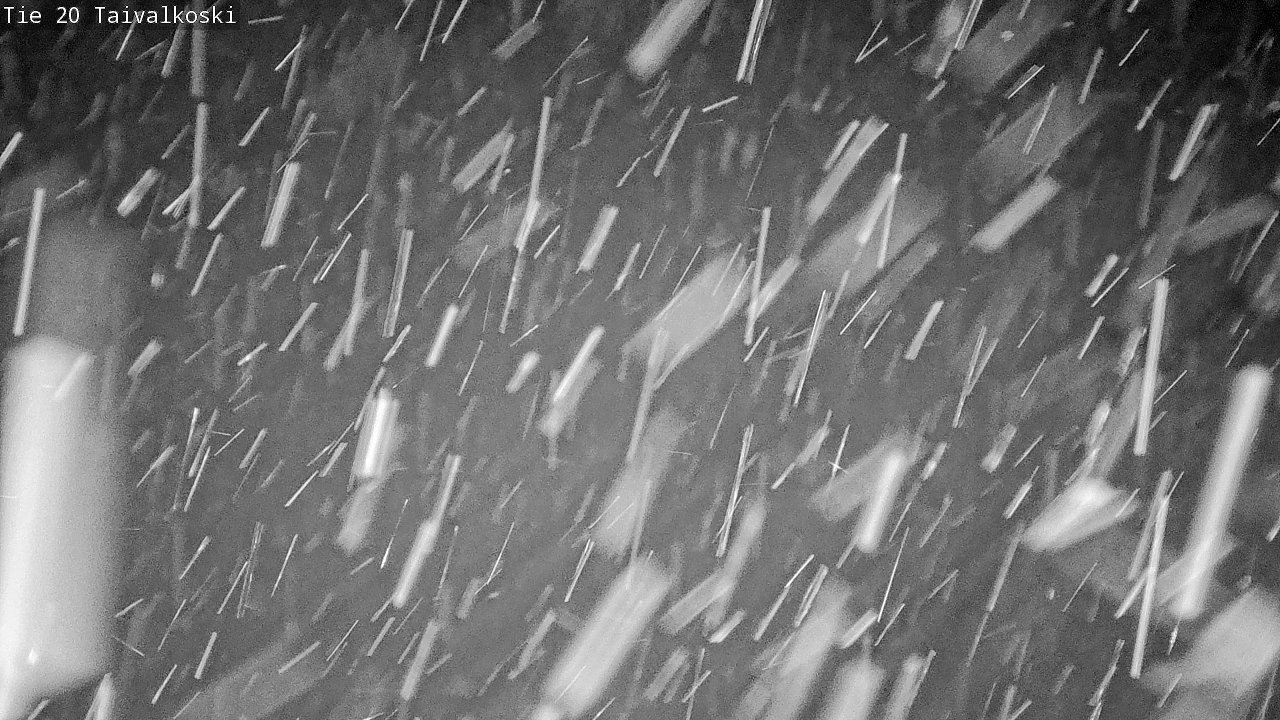 Weather Camera Image Väg 20 Taivalkoski, Taivalkoski, Pohjois-Pohjanmaa