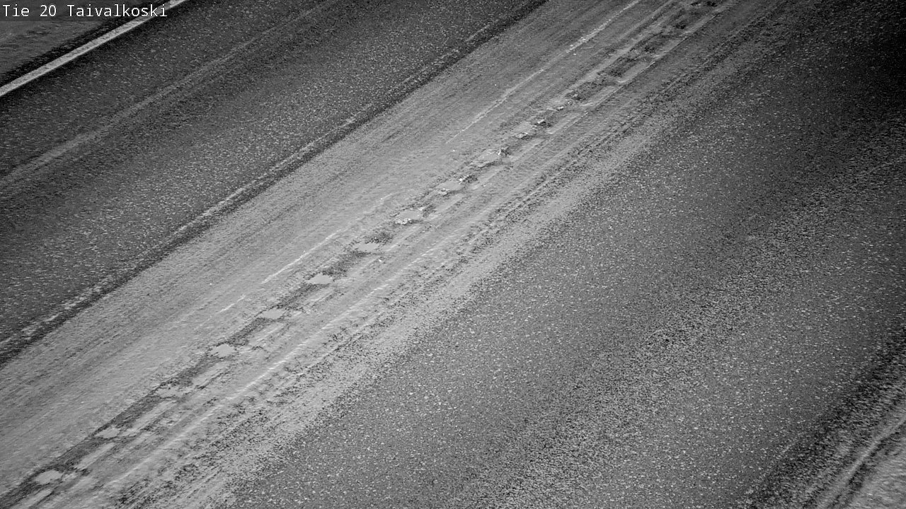 Weather Camera Image Väg 20 Taivalkoski, Taivalkoski, Pohjois-Pohjanmaa