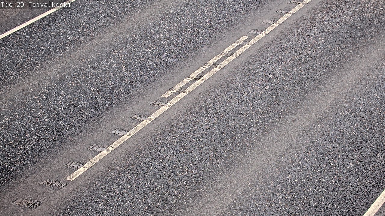 Weather Camera Image Väg 20 Taivalkoski, Taivalkoski, Pohjois-Pohjanmaa