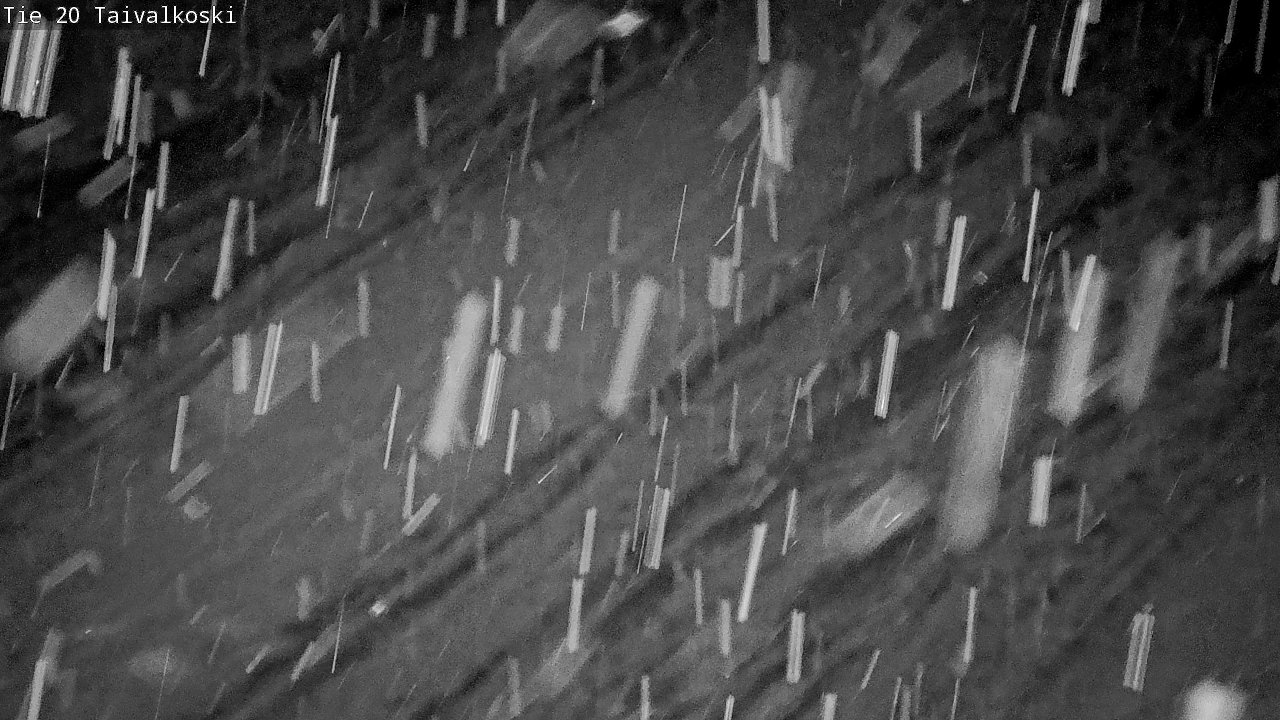 Weather Camera Image Väg 20 Taivalkoski, Taivalkoski, Pohjois-Pohjanmaa