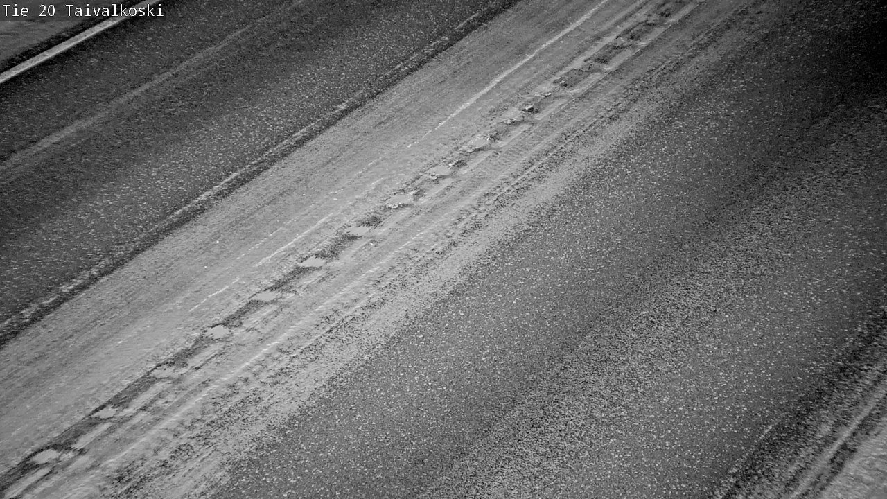 Weather Camera Image Väg 20 Taivalkoski, Taivalkoski, Pohjois-Pohjanmaa
