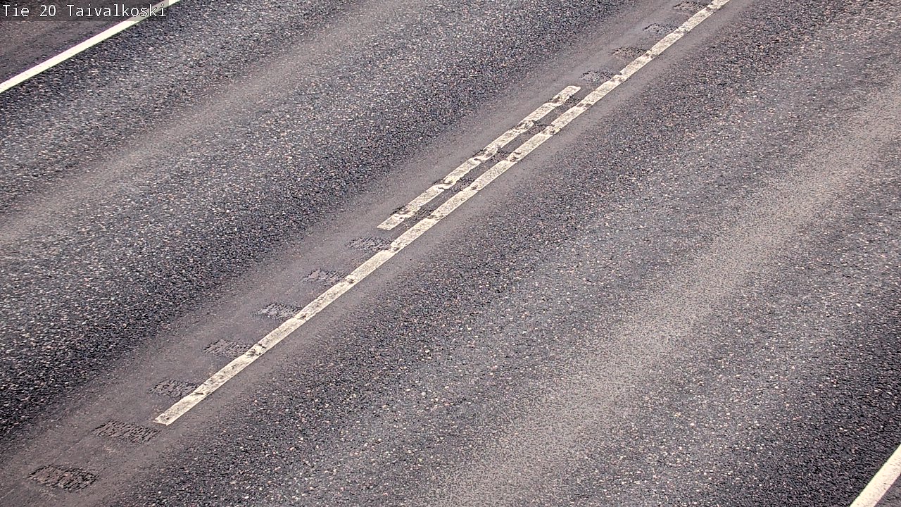 Weather Camera Image Väg 20 Taivalkoski, Taivalkoski, Pohjois-Pohjanmaa