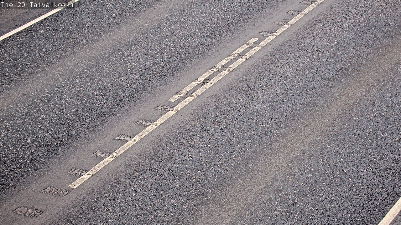 Weather Camera Image Väg 20 Taivalkoski, Taivalkoski, Pohjois-Pohjanmaa