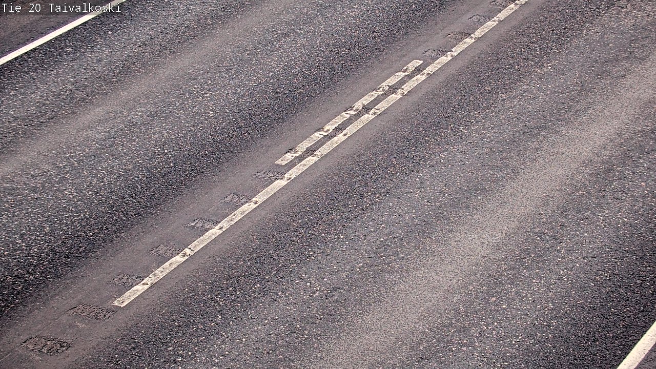 Weather Camera Image Väg 20 Taivalkoski, Taivalkoski, Pohjois-Pohjanmaa