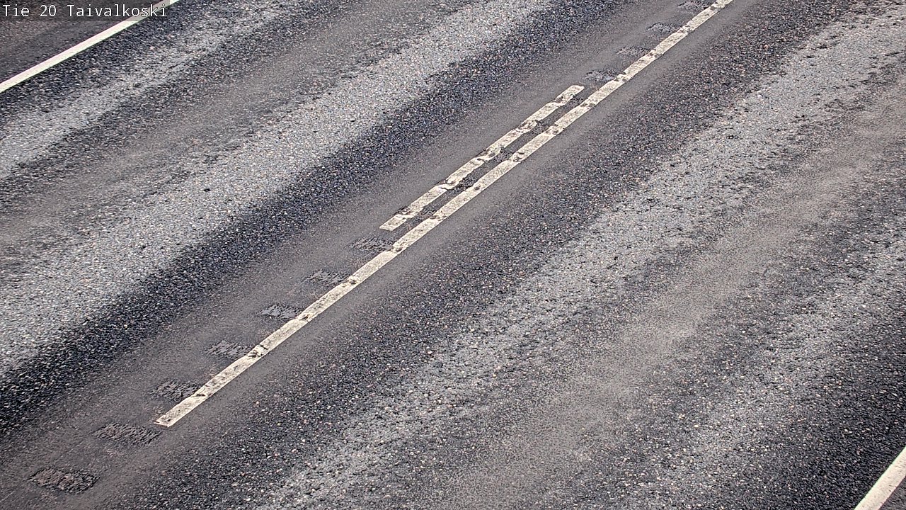 Weather Camera Image Väg 20 Taivalkoski, Taivalkoski, Pohjois-Pohjanmaa