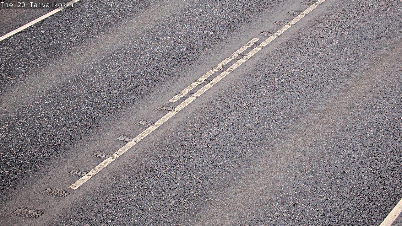 Weather Camera Image Väg 20 Taivalkoski, Taivalkoski, Pohjois-Pohjanmaa