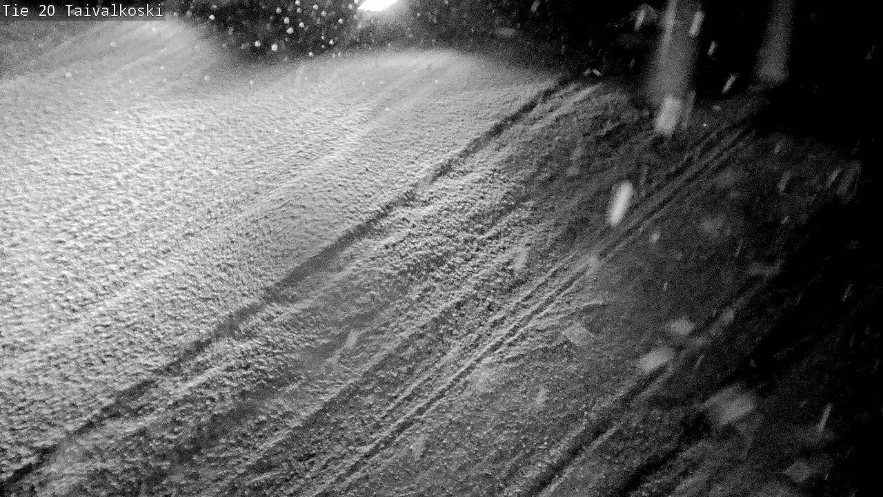Weather Camera Image Väg 20 Taivalkoski, Taivalkoski, Pohjois-Pohjanmaa