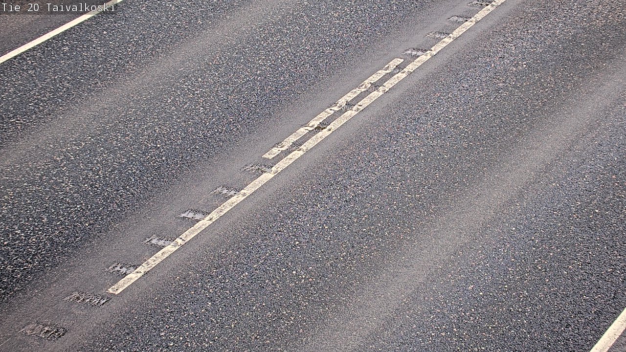 Weather Camera Image Väg 20 Taivalkoski, Taivalkoski, Pohjois-Pohjanmaa