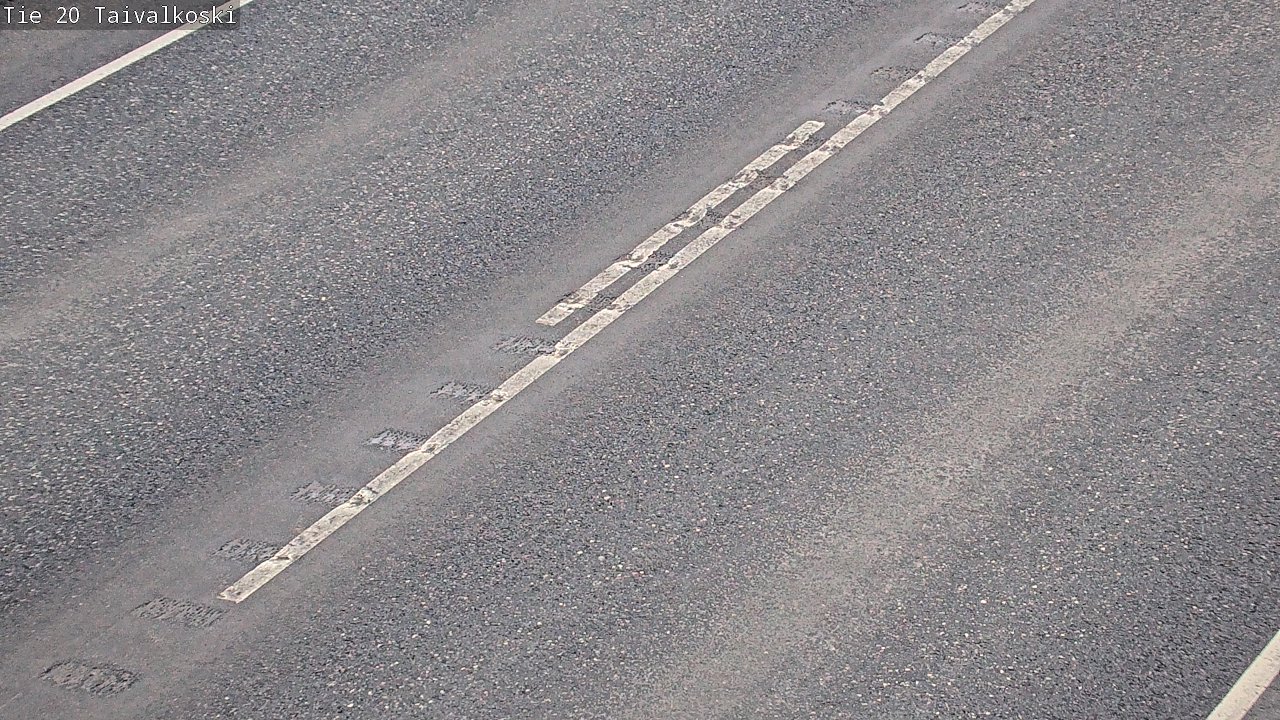 Weather Camera Image Väg 20 Taivalkoski, Taivalkoski, Pohjois-Pohjanmaa
