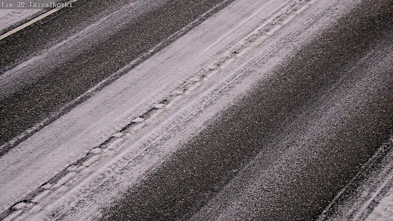 Weather Camera Image Väg 20 Taivalkoski, Taivalkoski, Pohjois-Pohjanmaa