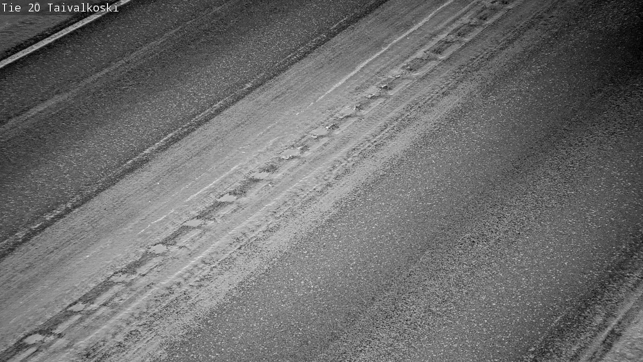 Weather Camera Image Väg 20 Taivalkoski, Taivalkoski, Pohjois-Pohjanmaa