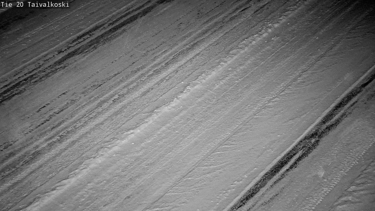 Weather Camera Image Väg 20 Taivalkoski, Taivalkoski, Pohjois-Pohjanmaa