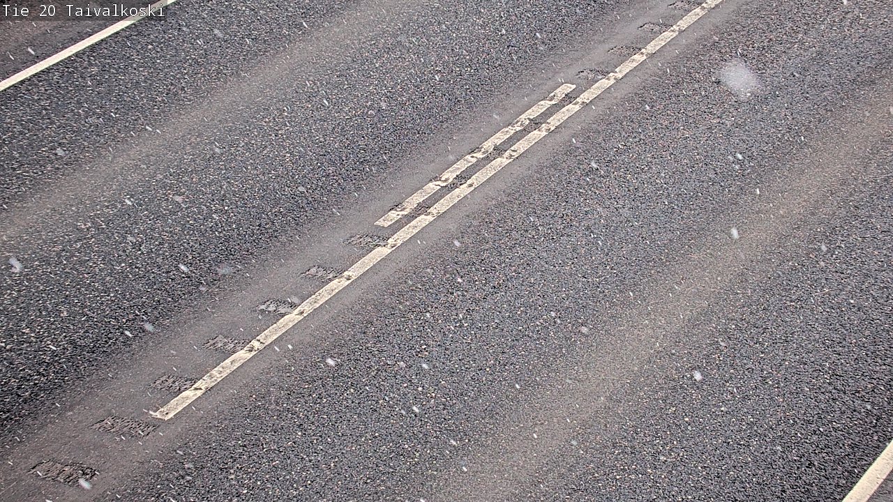 Weather Camera Image Väg 20 Taivalkoski, Taivalkoski, Pohjois-Pohjanmaa