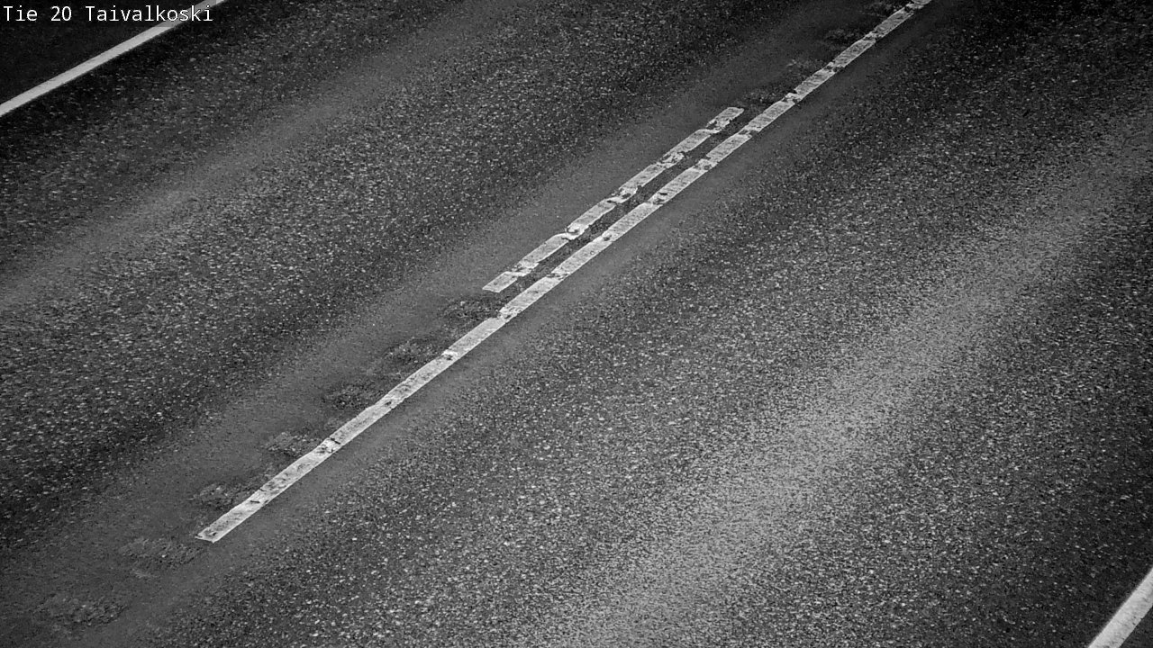 Weather Camera Image Väg 20 Taivalkoski, Taivalkoski, Pohjois-Pohjanmaa