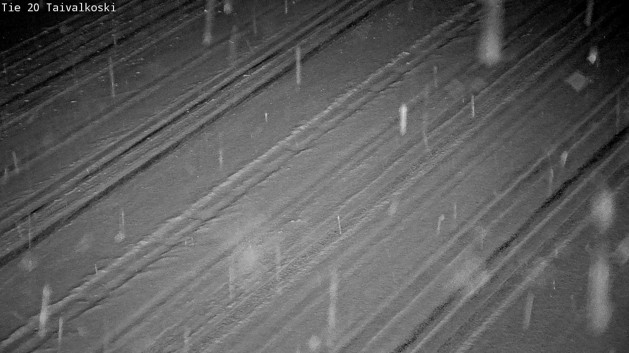 Weather Camera Image Väg 20 Taivalkoski, Taivalkoski, Pohjois-Pohjanmaa
