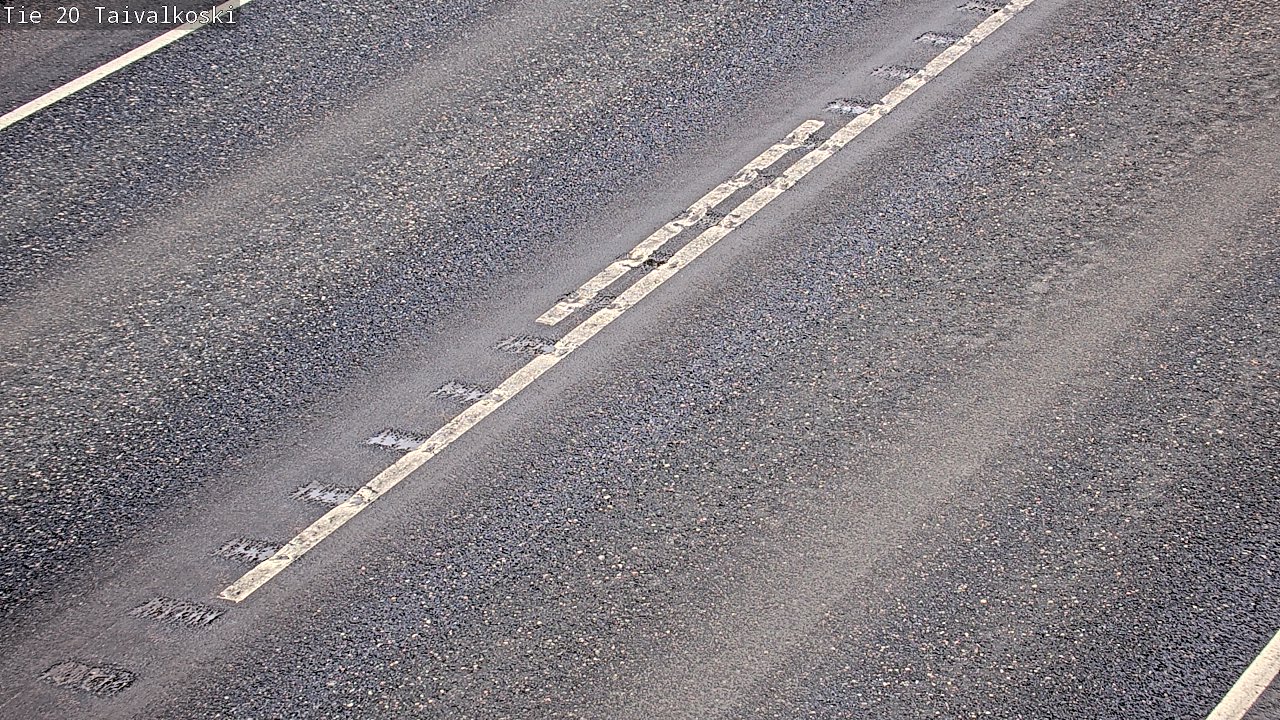 Weather Camera Image Väg 20 Taivalkoski, Taivalkoski, Pohjois-Pohjanmaa