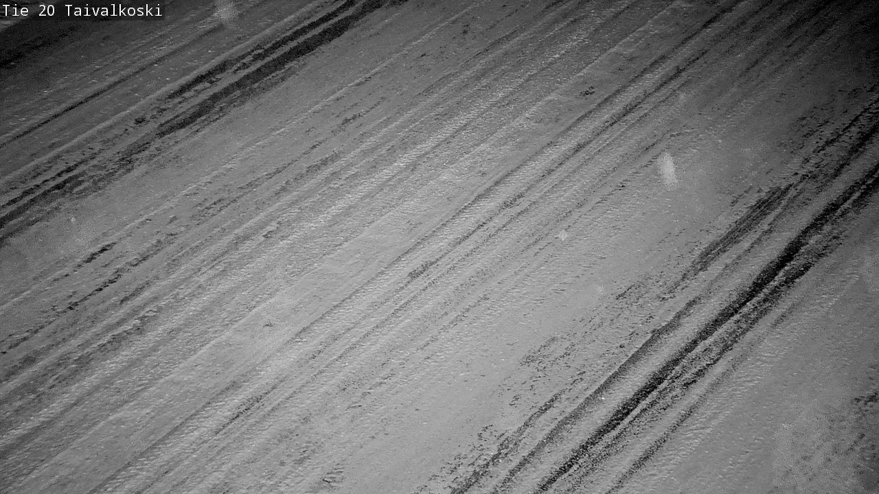 Weather Camera Image Väg 20 Taivalkoski, Taivalkoski, Pohjois-Pohjanmaa