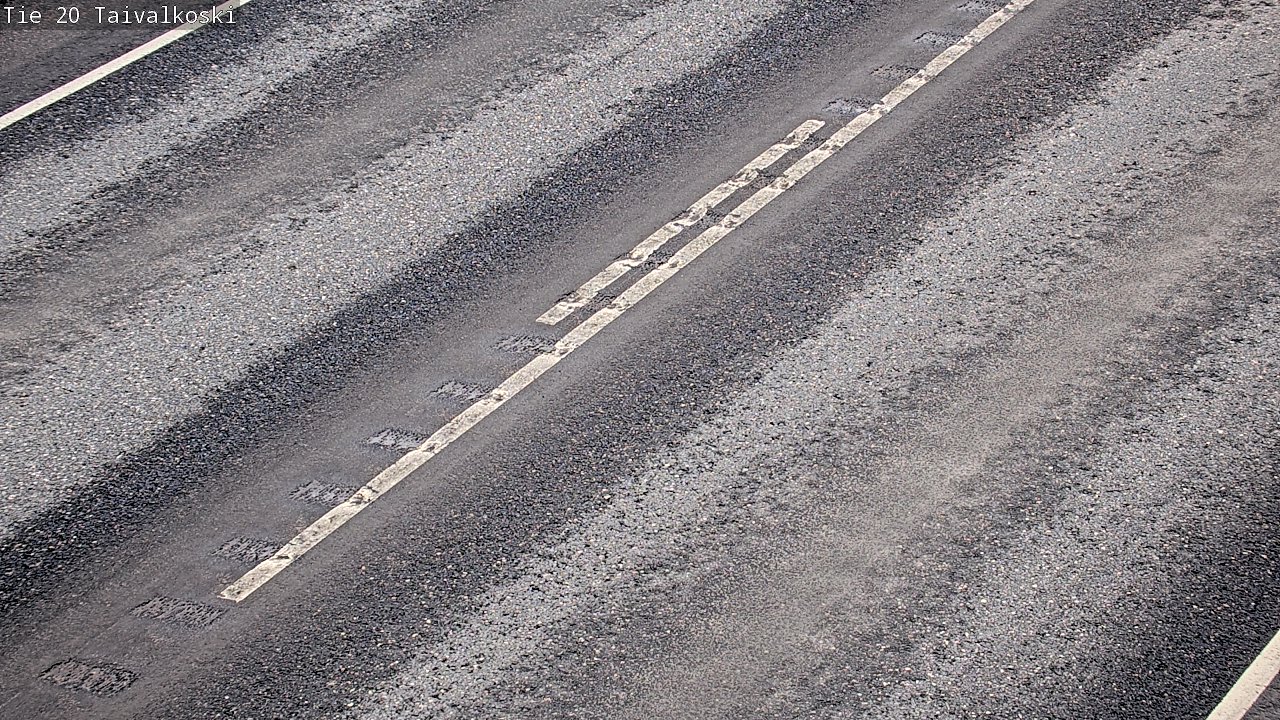 Weather Camera Image Väg 20 Taivalkoski, Taivalkoski, Pohjois-Pohjanmaa