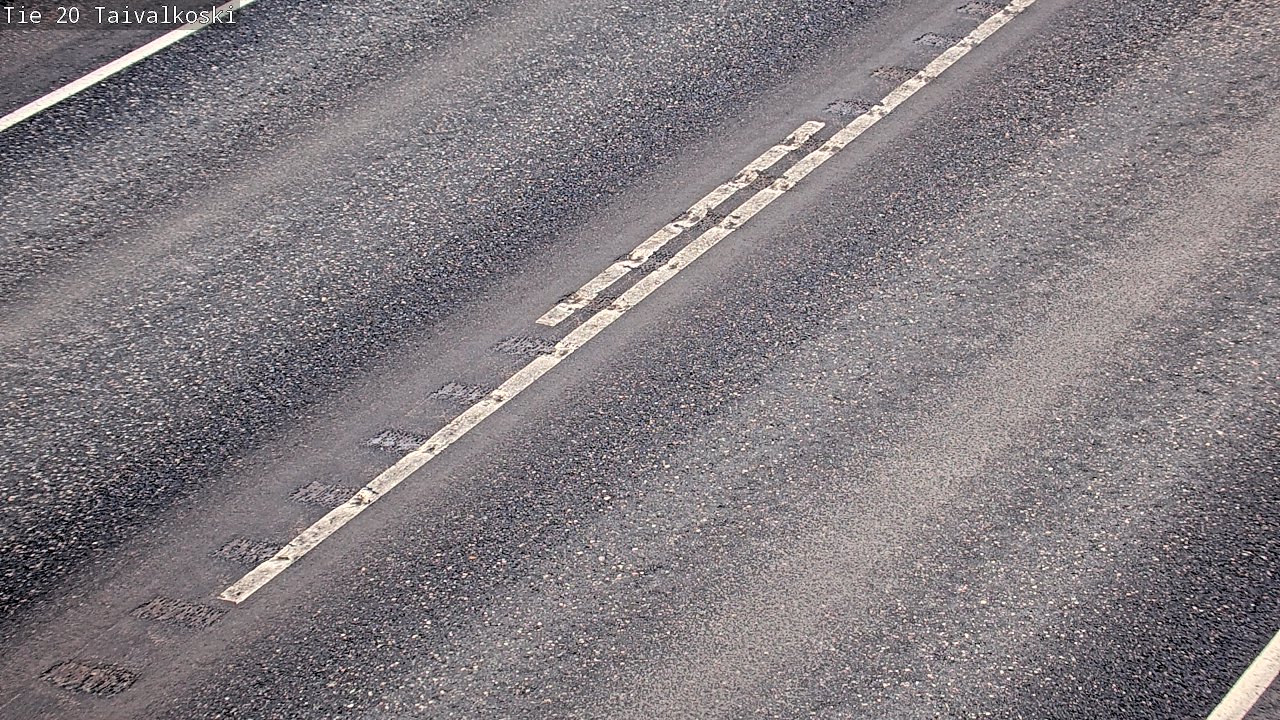 Weather Camera Image Road 20 Taivalkoski, Taivalkoski, Pohjois-Pohjanmaa