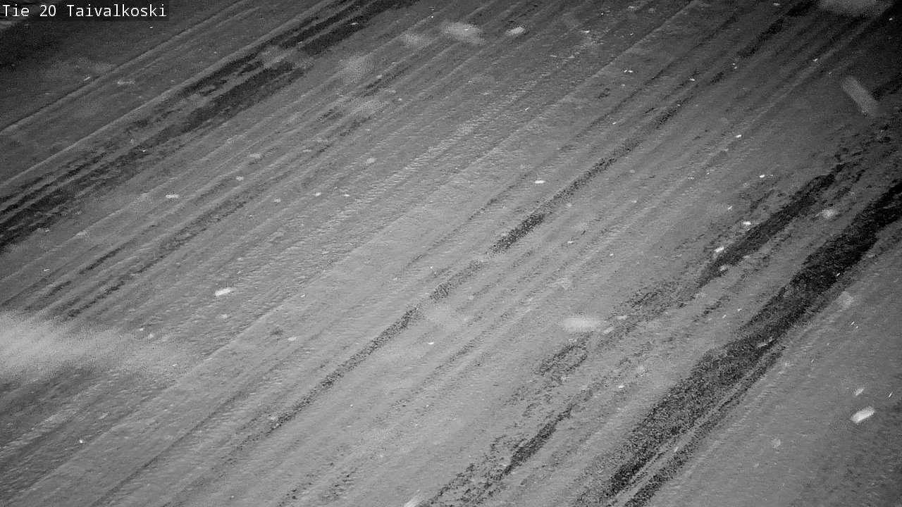 Weather Camera Image Väg 20 Taivalkoski, Taivalkoski, Pohjois-Pohjanmaa