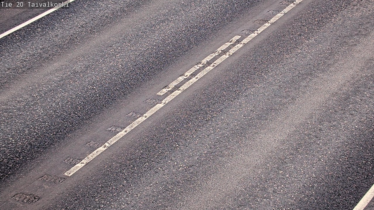 Weather Camera Image Väg 20 Taivalkoski, Taivalkoski, Pohjois-Pohjanmaa