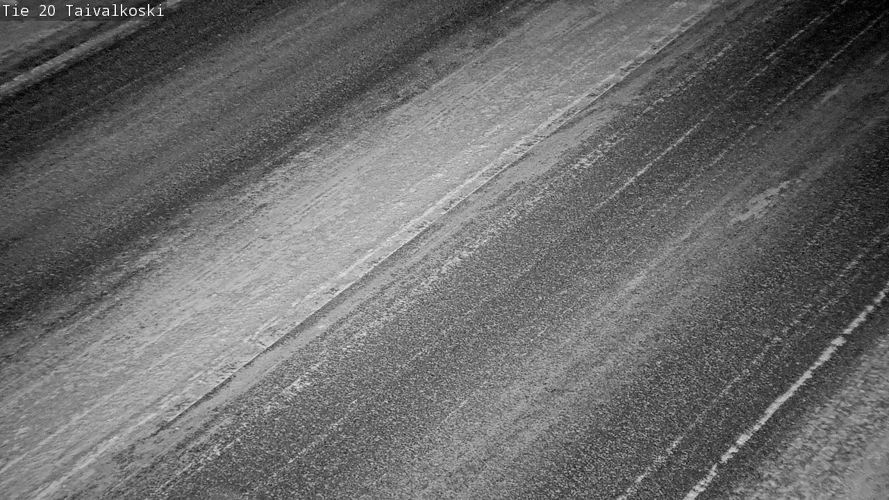 Weather Camera Image Väg 20 Taivalkoski, Taivalkoski, Pohjois-Pohjanmaa
