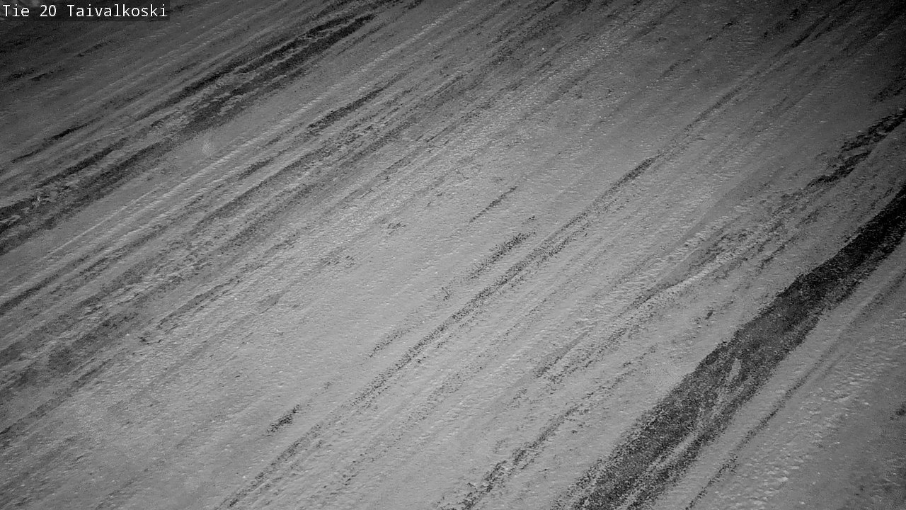 Weather Camera Image Väg 20 Taivalkoski, Taivalkoski, Pohjois-Pohjanmaa