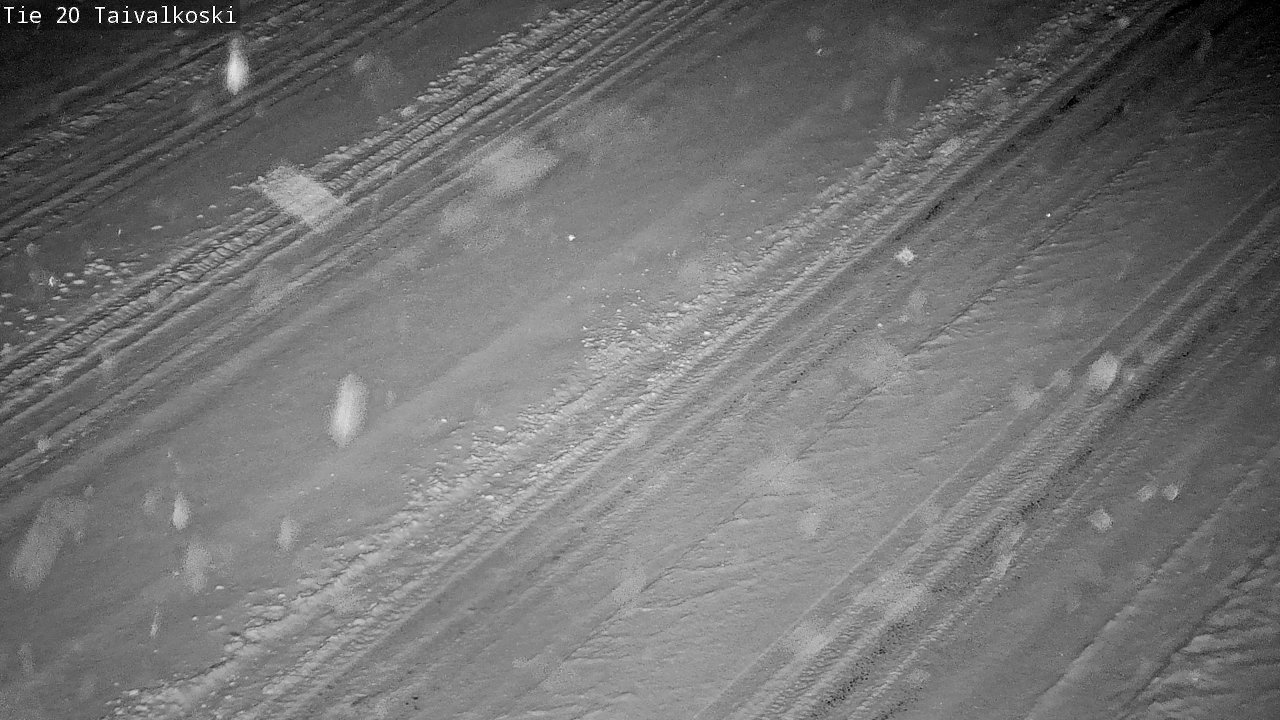 Weather Camera Image Väg 20 Taivalkoski, Taivalkoski, Pohjois-Pohjanmaa