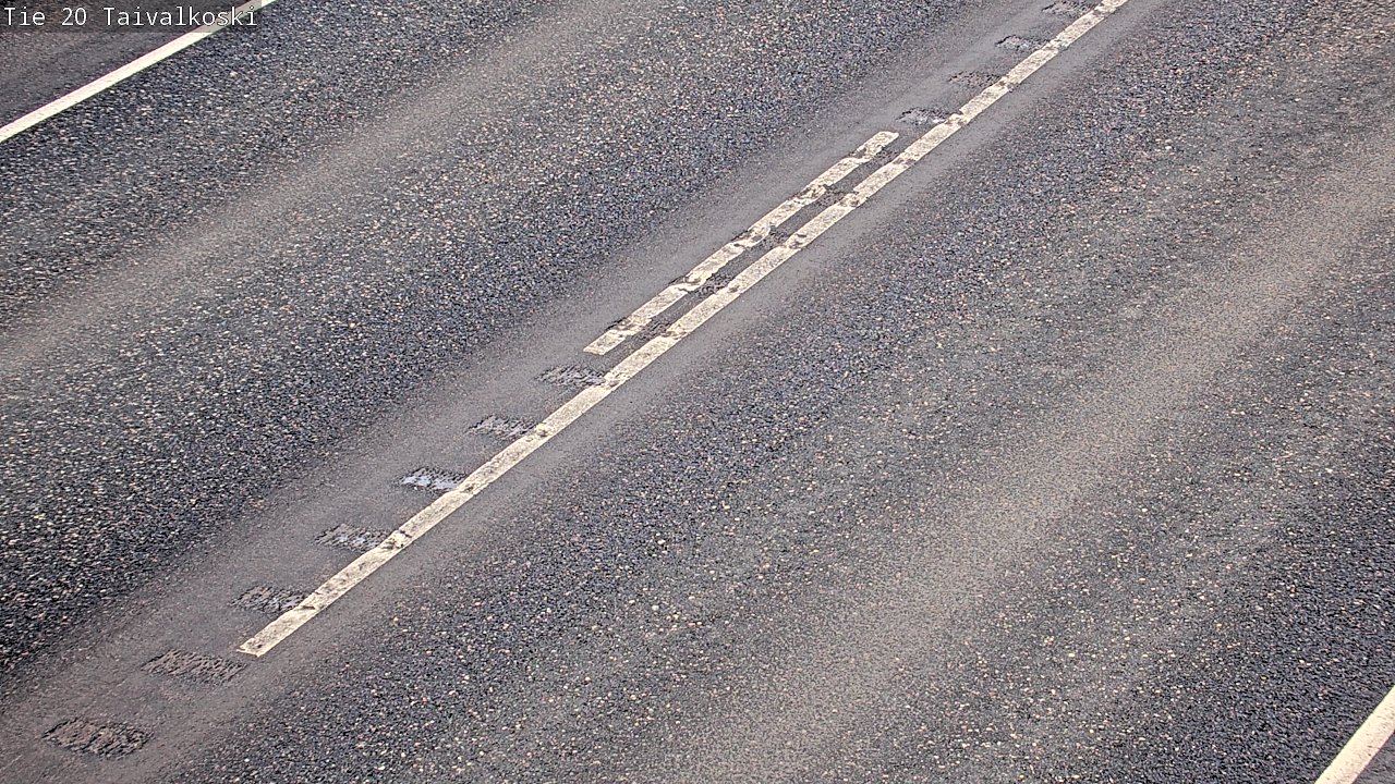 Weather Camera Image Väg 20 Taivalkoski, Taivalkoski, Pohjois-Pohjanmaa
