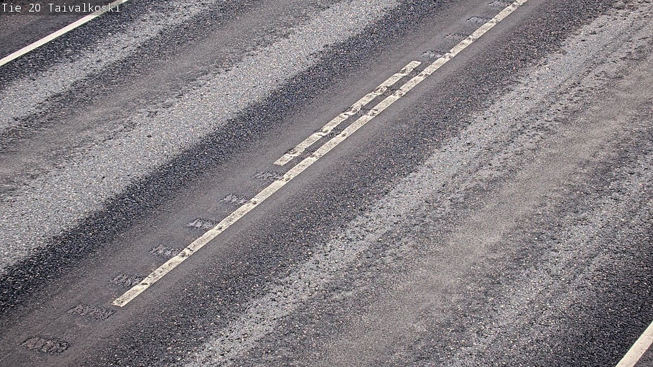 Weather Camera Image Väg 20 Taivalkoski, Taivalkoski, Pohjois-Pohjanmaa