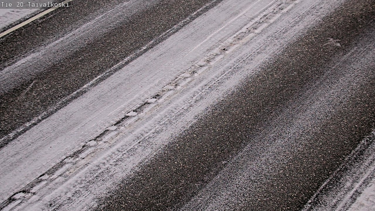 Weather Camera Image Väg 20 Taivalkoski, Taivalkoski, Pohjois-Pohjanmaa