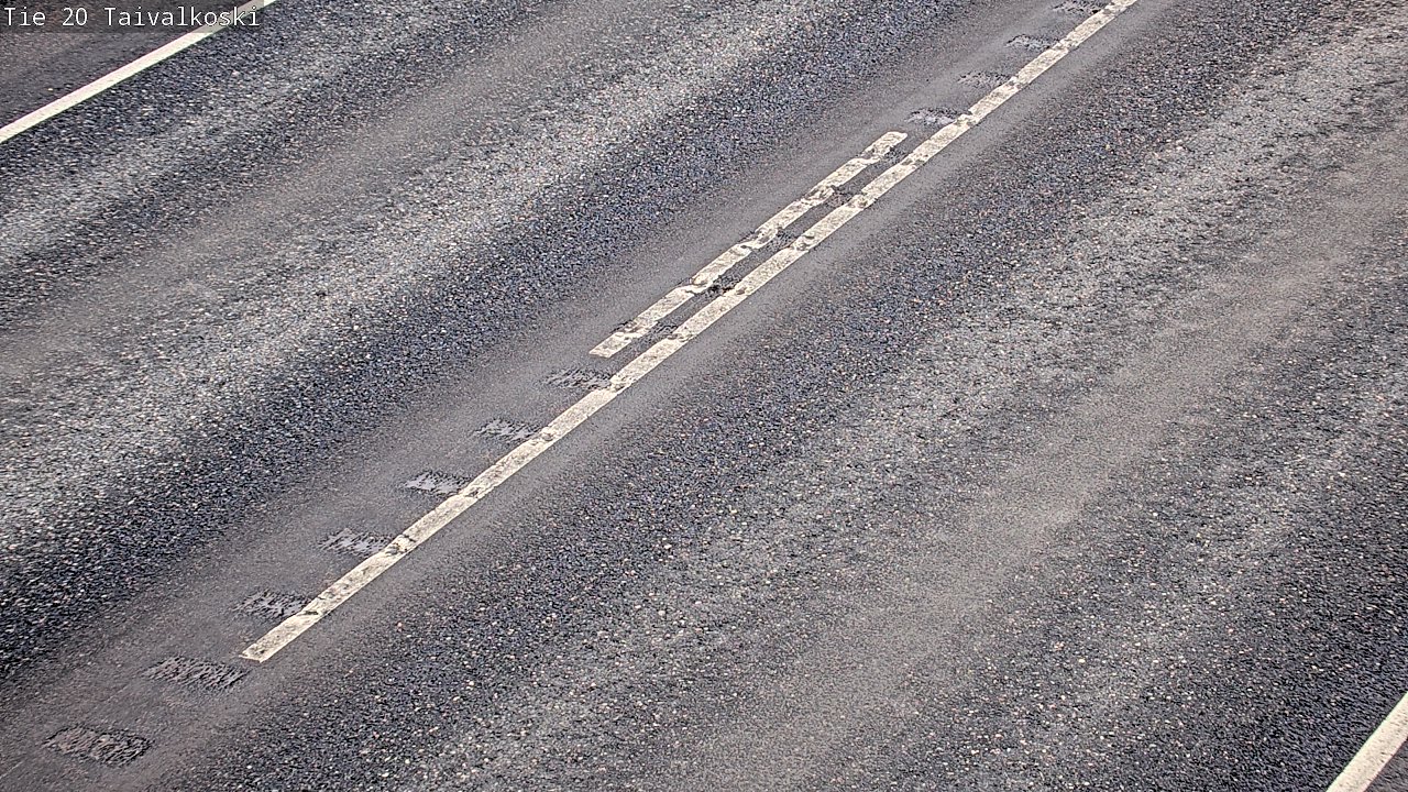 Weather Camera Image Väg 20 Taivalkoski, Taivalkoski, Pohjois-Pohjanmaa