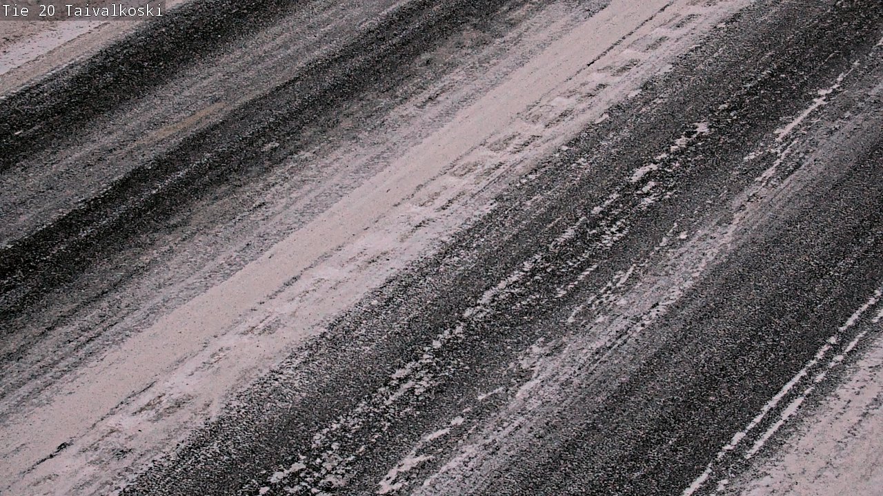 Weather Camera Image Väg 20 Taivalkoski, Taivalkoski, Pohjois-Pohjanmaa