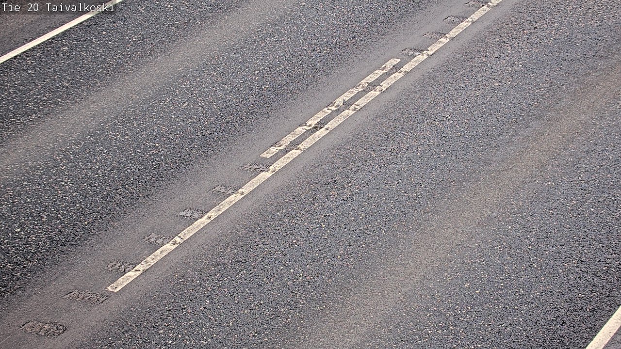 Weather Camera Image Väg 20 Taivalkoski, Taivalkoski, Pohjois-Pohjanmaa