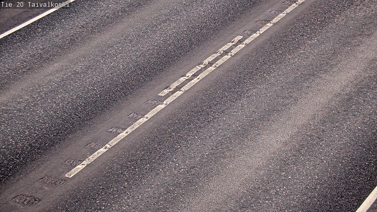 Weather Camera Image Väg 20 Taivalkoski, Taivalkoski, Pohjois-Pohjanmaa