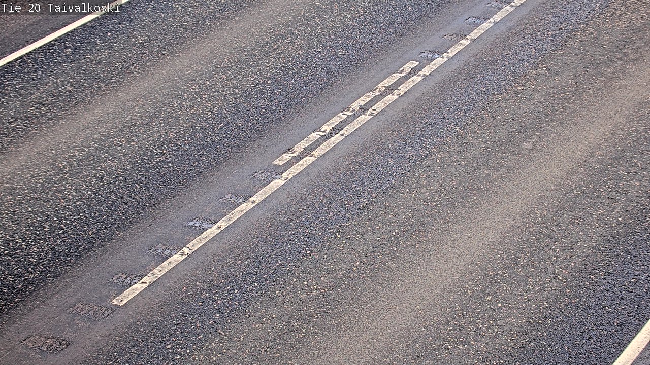 Weather Camera Image Väg 20 Taivalkoski, Taivalkoski, Pohjois-Pohjanmaa