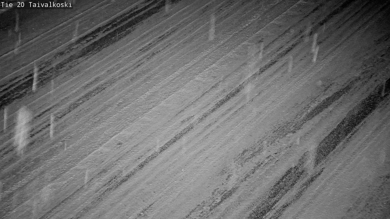 Weather Camera Image Väg 20 Taivalkoski, Taivalkoski, Pohjois-Pohjanmaa