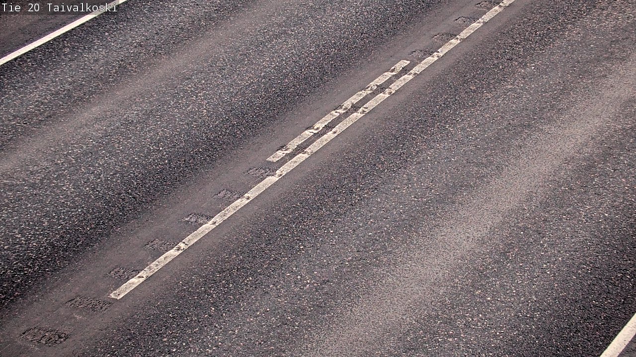 Weather Camera Image Väg 20 Taivalkoski, Taivalkoski, Pohjois-Pohjanmaa