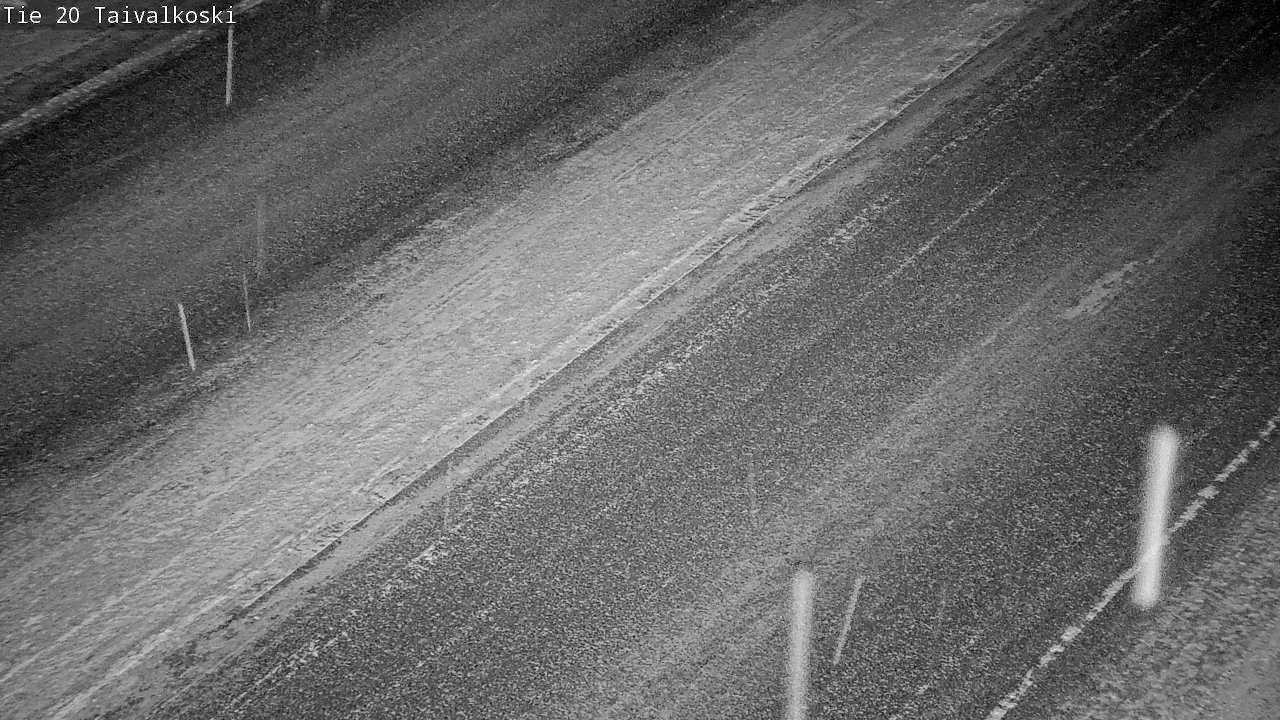 Weather Camera Image Väg 20 Taivalkoski, Taivalkoski, Pohjois-Pohjanmaa