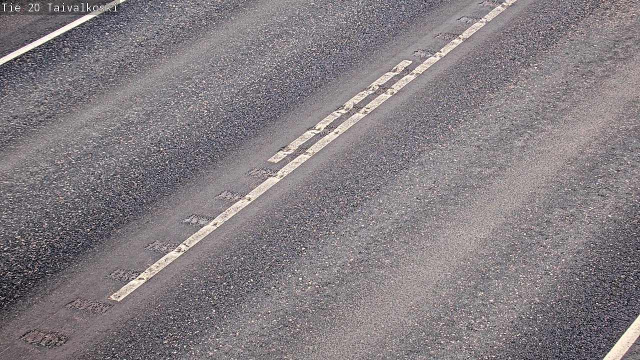 Weather Camera Image Väg 20 Taivalkoski, Taivalkoski, Pohjois-Pohjanmaa